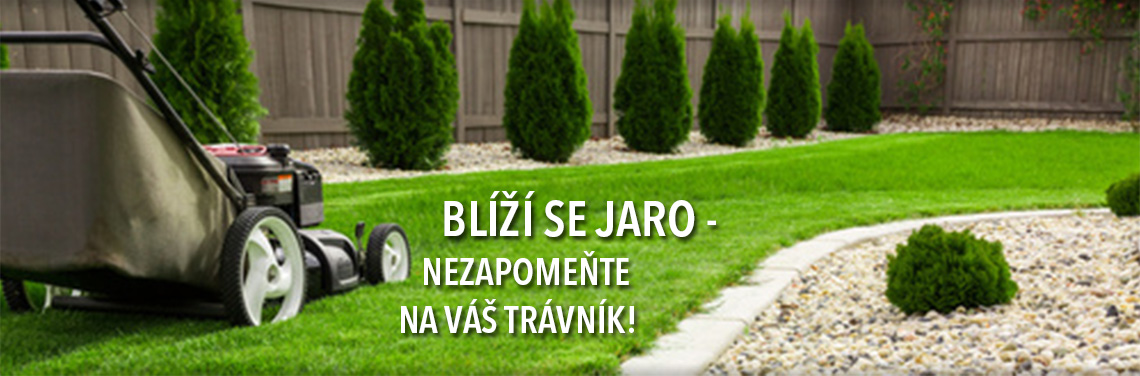 Blíží se jaro - nezapomeňte na Váš trávník!
